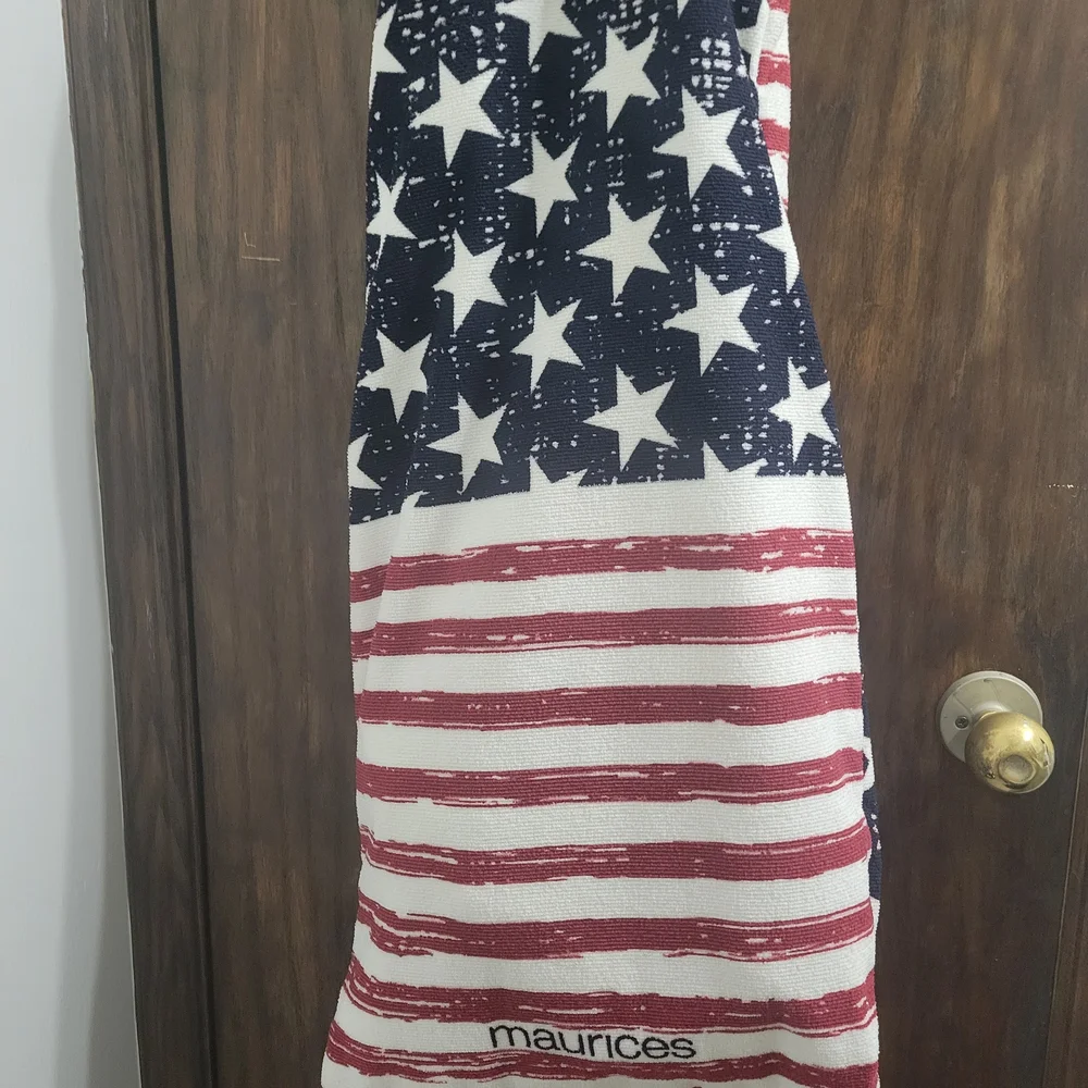 Maurices American Flag Beach Bag/backpack.th